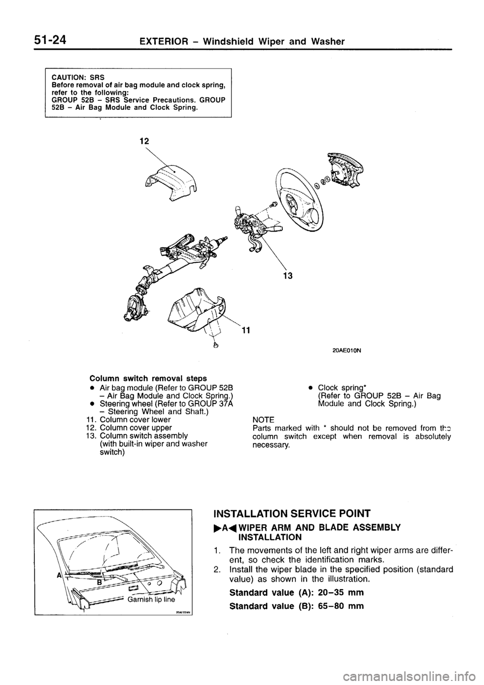 MITSUBISHI SIGMA 1997  Workshop  Service Repair Manual 