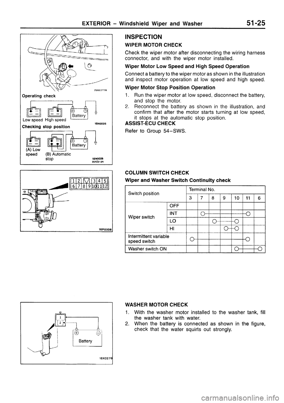MITSUBISHI SIGMA 1997  Workshop  Service Repair Manual 