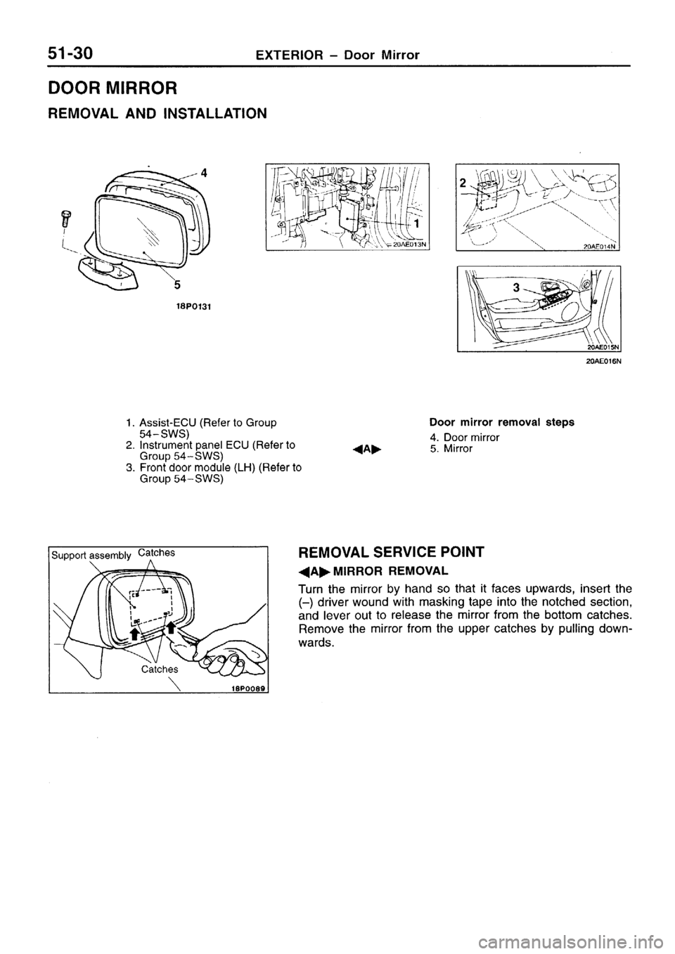 MITSUBISHI SIGMA 1997  Workshop  Service Repair Manual 