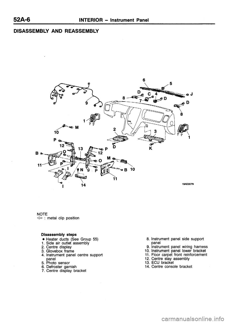 MITSUBISHI SIGMA 1997  Workshop  Service Repair Manual 