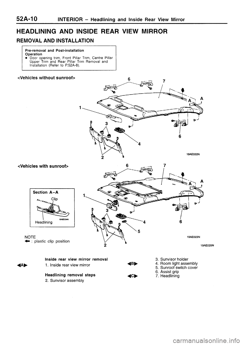 MITSUBISHI SIGMA 1997  Workshop  Service Repair Manual 