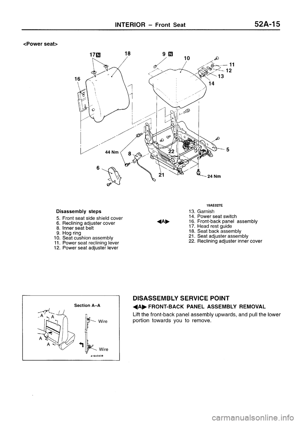 MITSUBISHI SIGMA 1997  Workshop  Service Repair Manual 