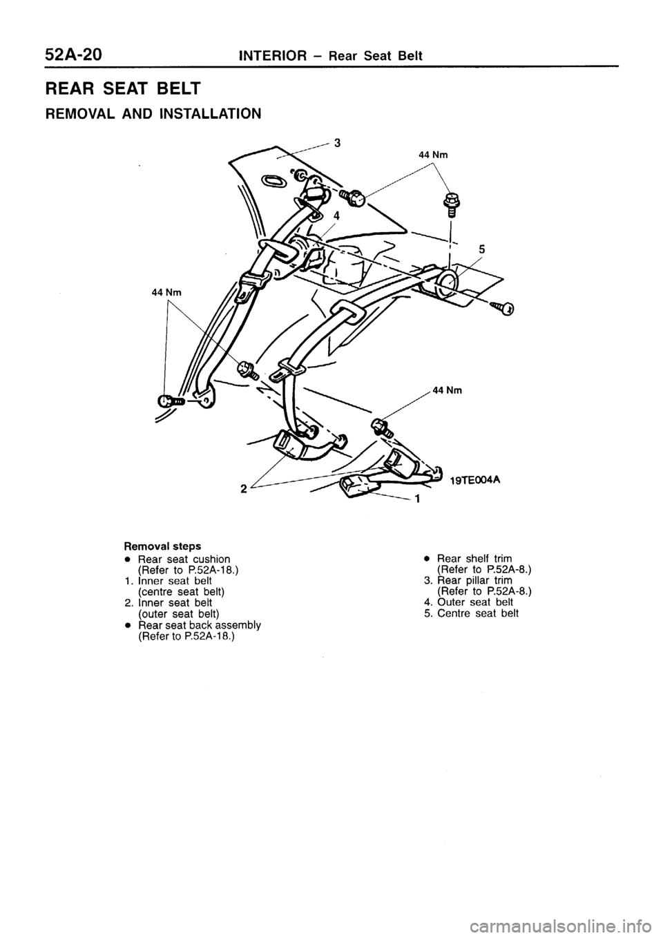 MITSUBISHI SIGMA 1997  Workshop  Service Repair Manual 