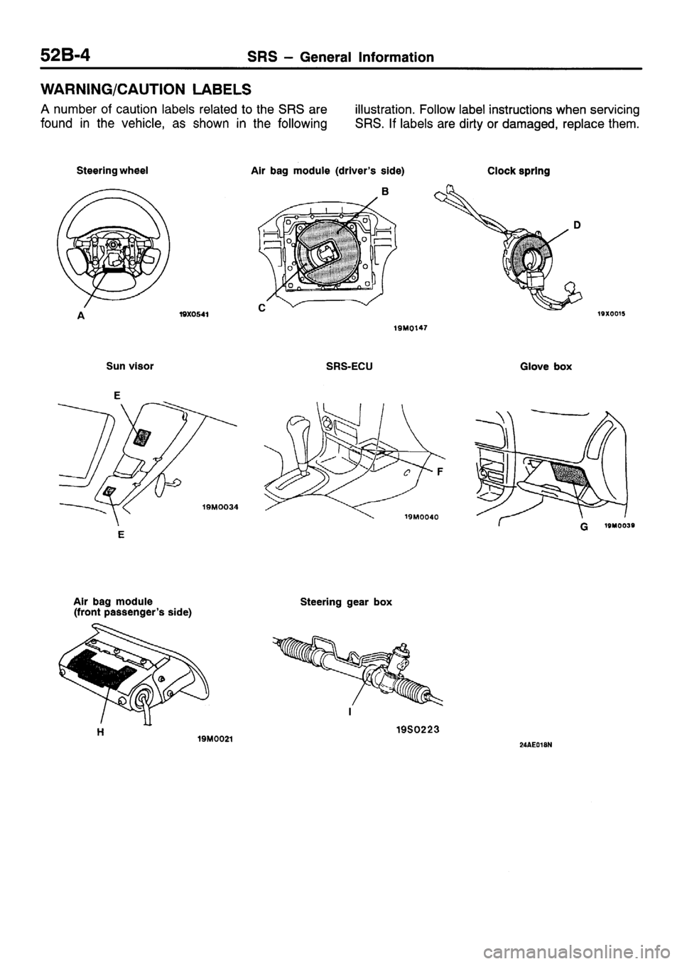 MITSUBISHI SIGMA 1997  Workshop  Service Repair Manual 