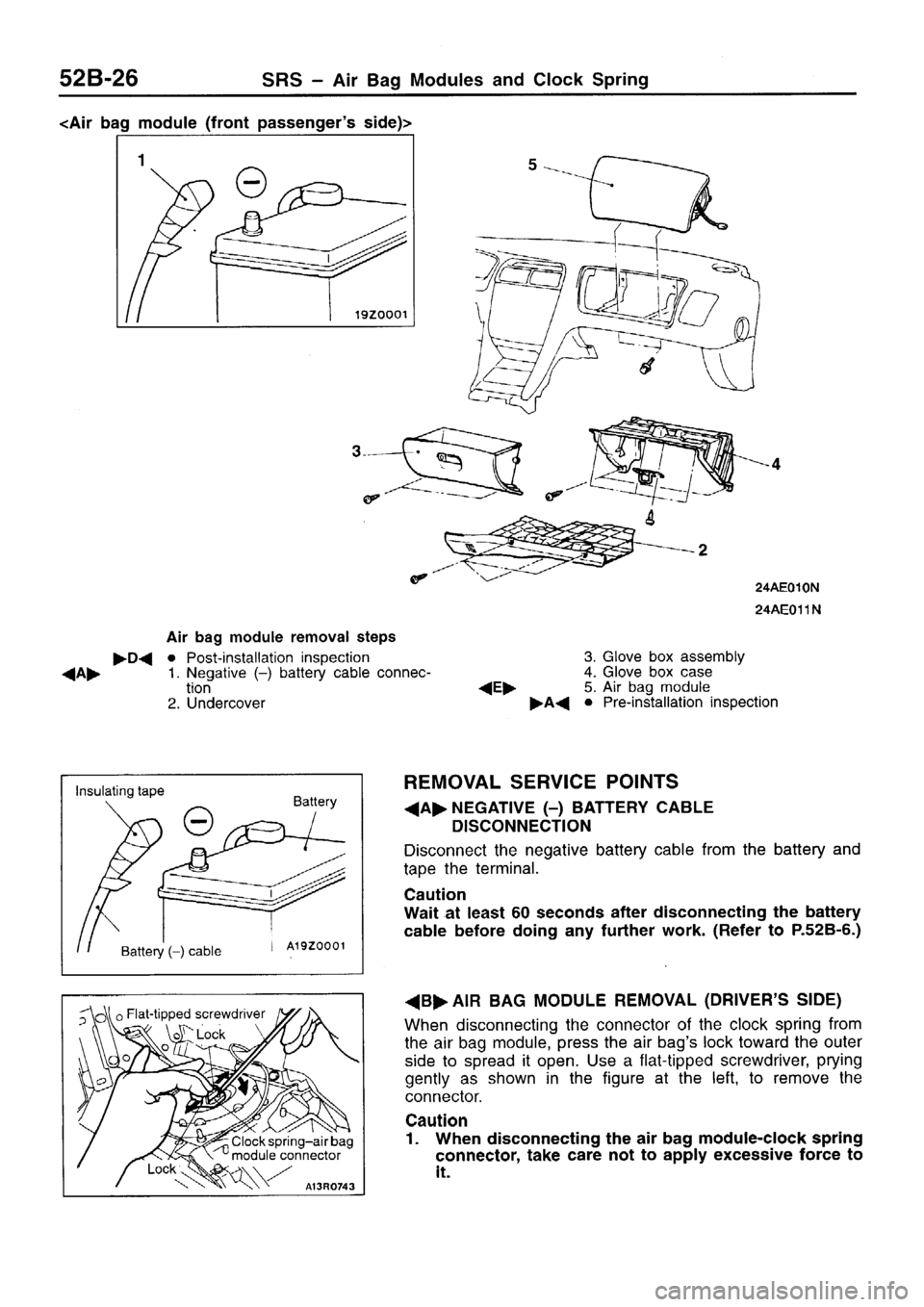 MITSUBISHI SIGMA 1997  Workshop  Service Repair Manual 
