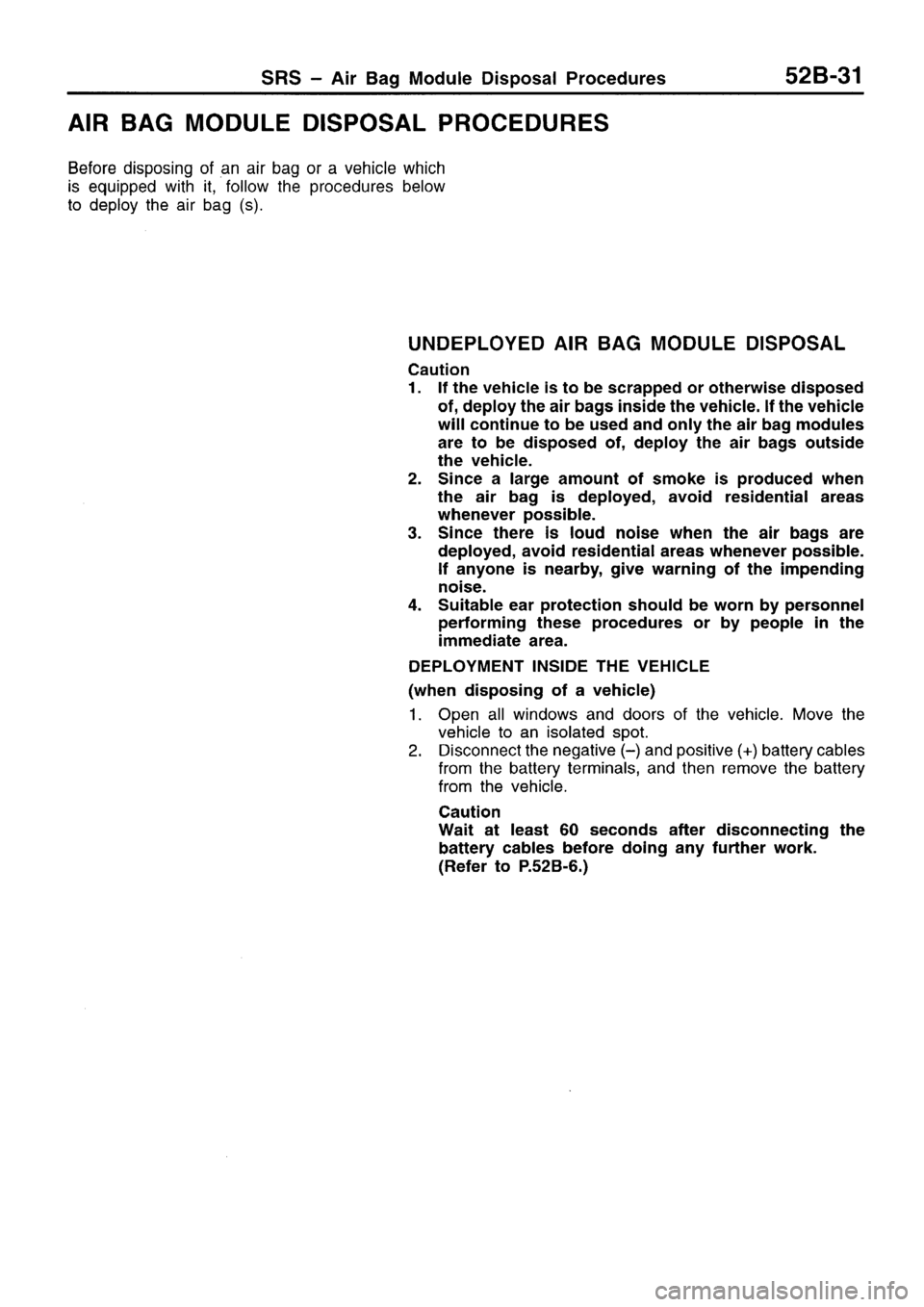 MITSUBISHI SIGMA 1997  Workshop  Service Repair Manual 