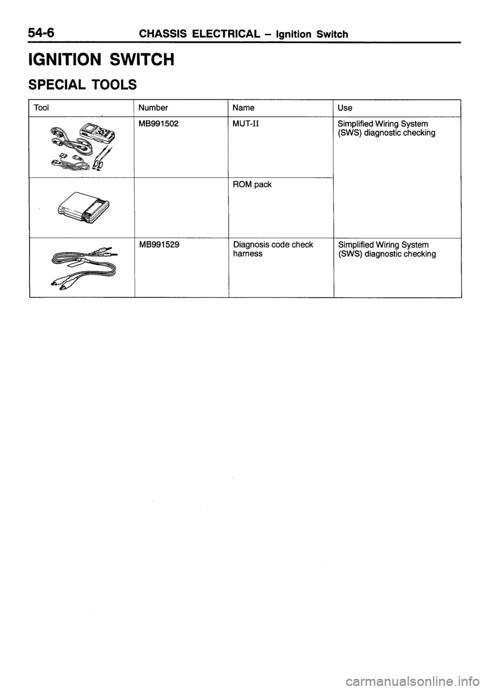 MITSUBISHI SIGMA 1997  Workshop  Service Repair Manual 