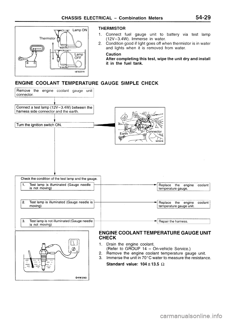 MITSUBISHI SIGMA 1997  Workshop  Service Repair Manual 