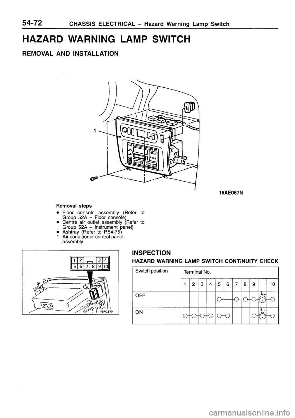 MITSUBISHI SIGMA 1997  Workshop  Service Repair Manual 