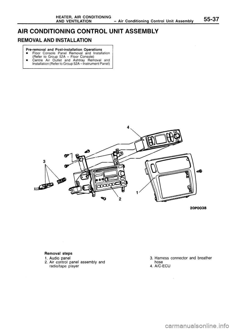MITSUBISHI SIGMA 1997  Workshop  Service Repair Manual 