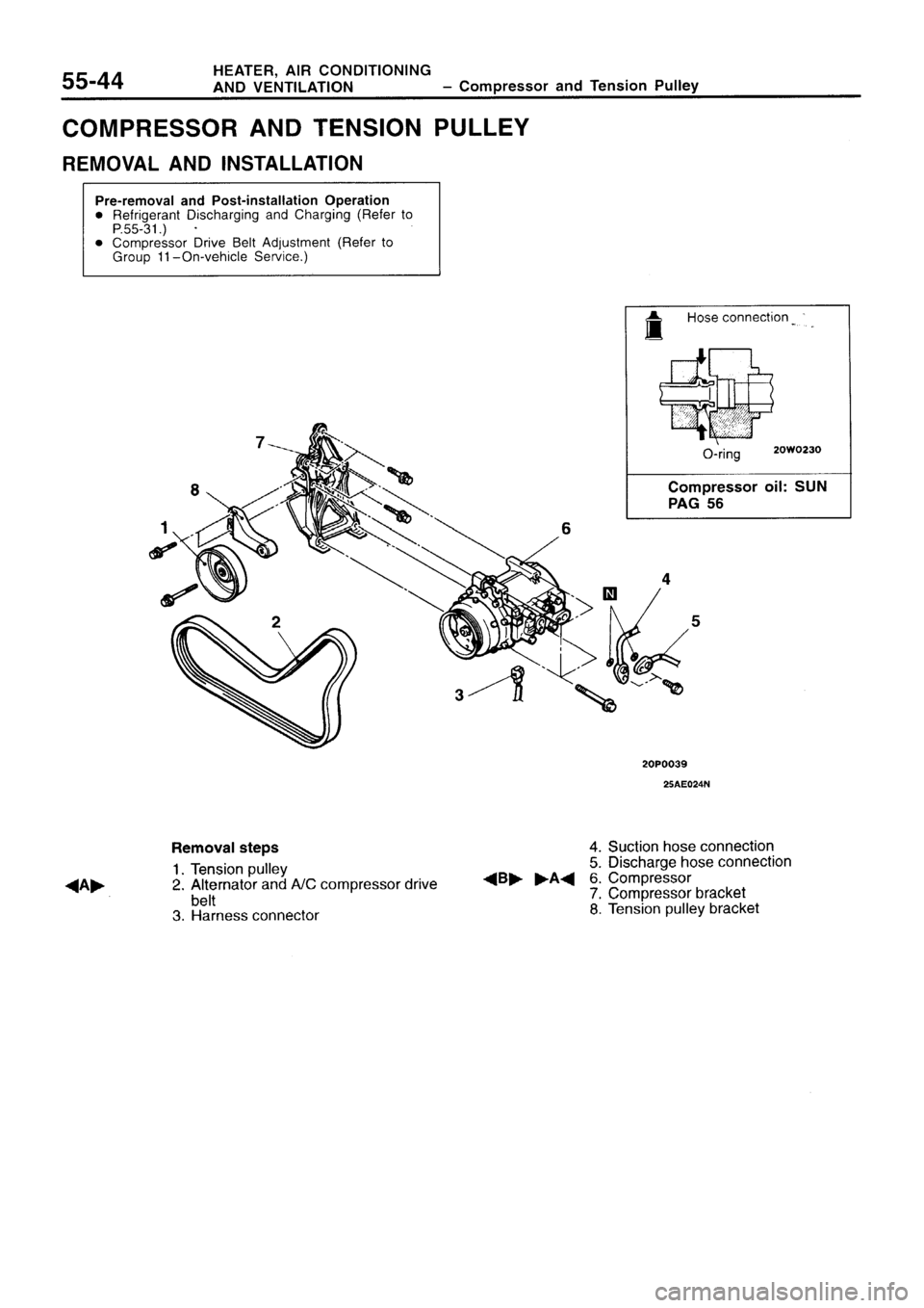 MITSUBISHI SIGMA 1997  Workshop  Service Repair Manual 