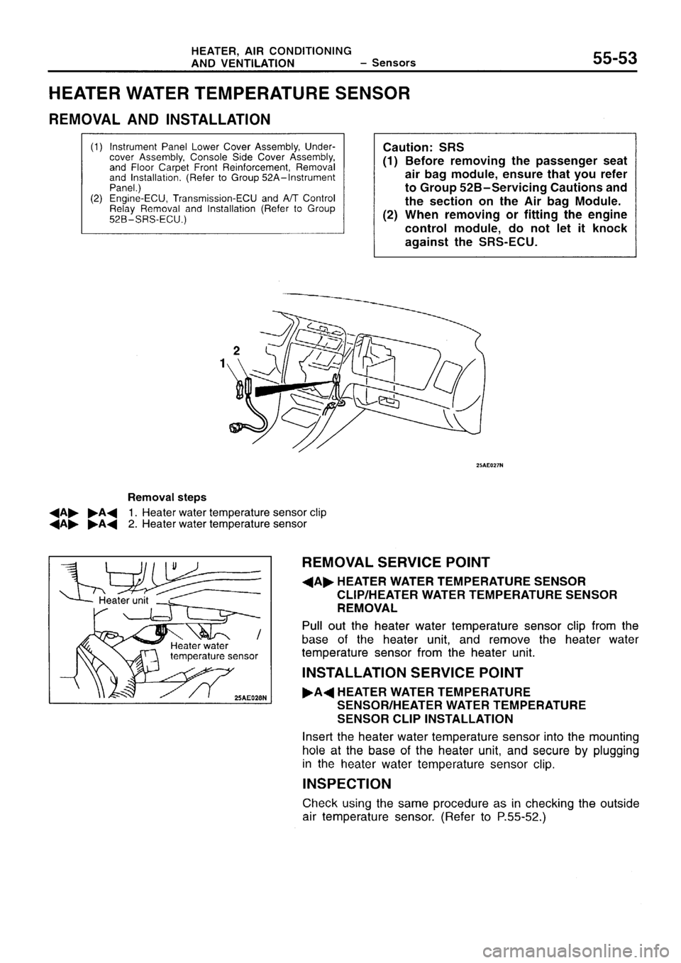 MITSUBISHI SIGMA 1997  Workshop  Service Repair Manual 