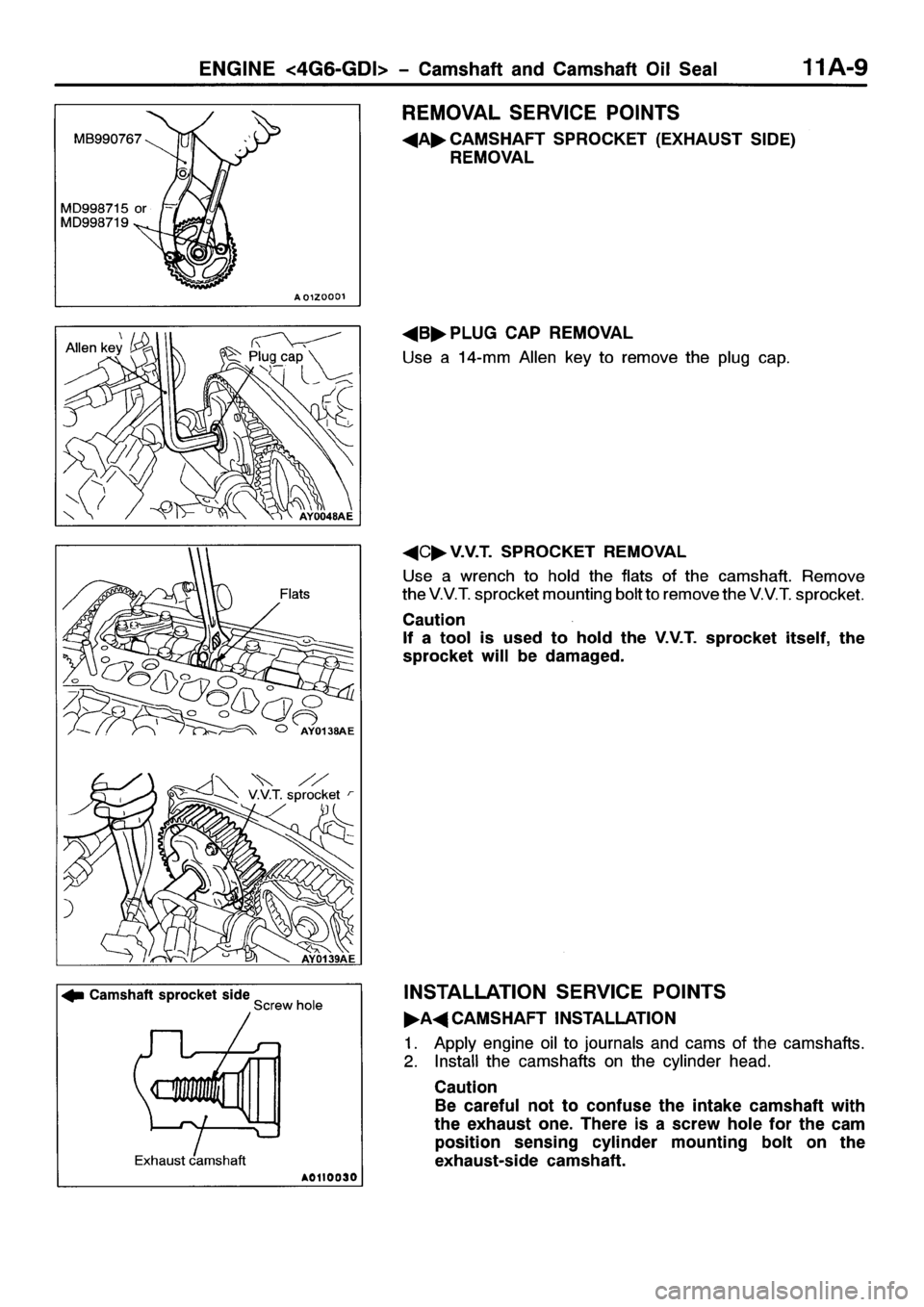 MITSUBISHI SPACE RUNNER 2001  Workshop Manual 