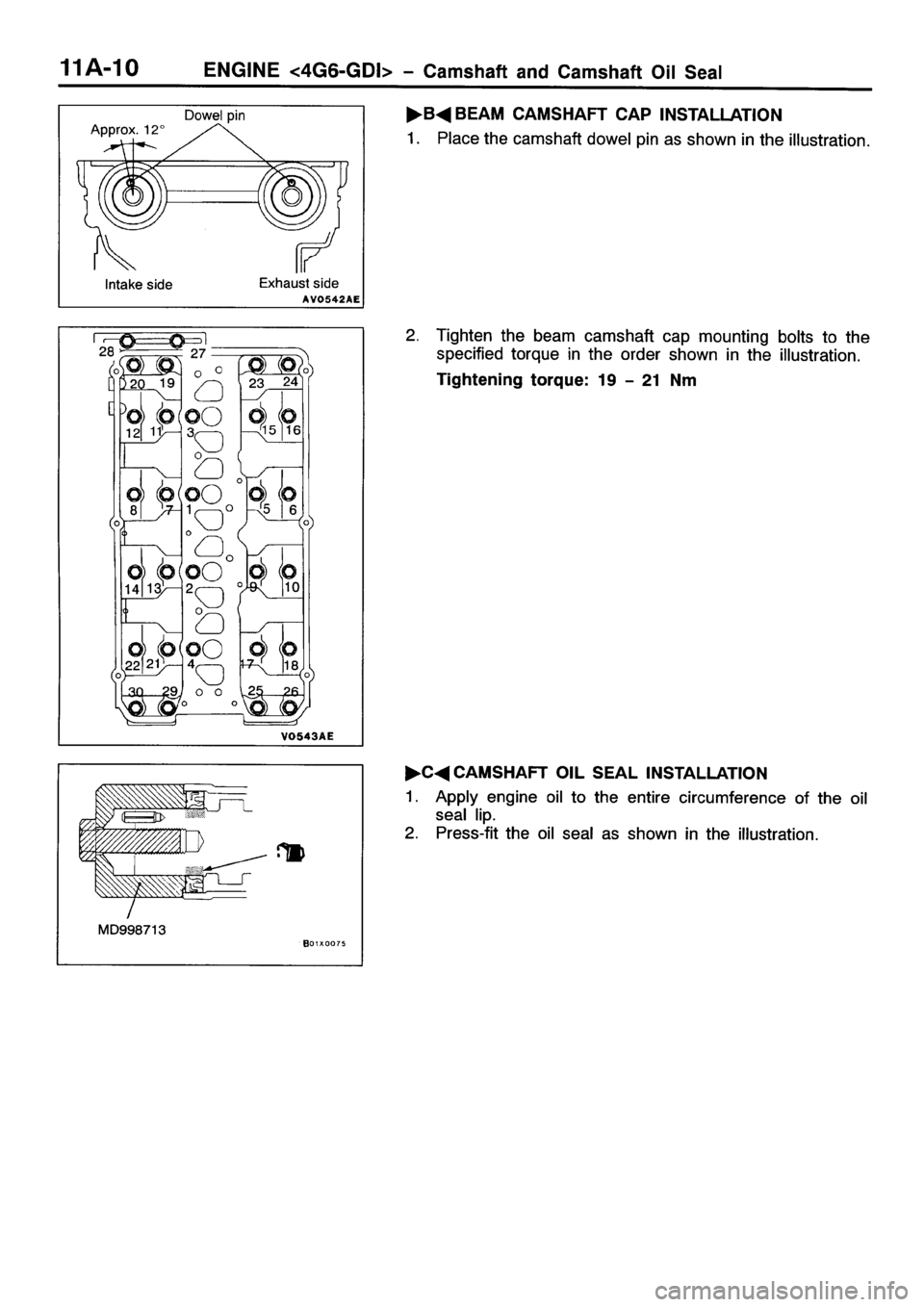 MITSUBISHI SPACE RUNNER 2001  Workshop Manual 