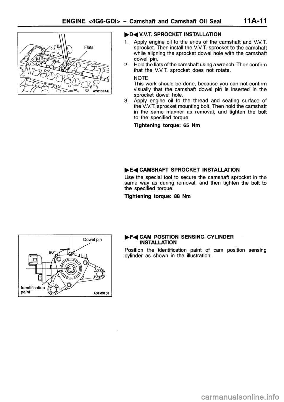MITSUBISHI SPACE RUNNER 2001  Workshop Manual 