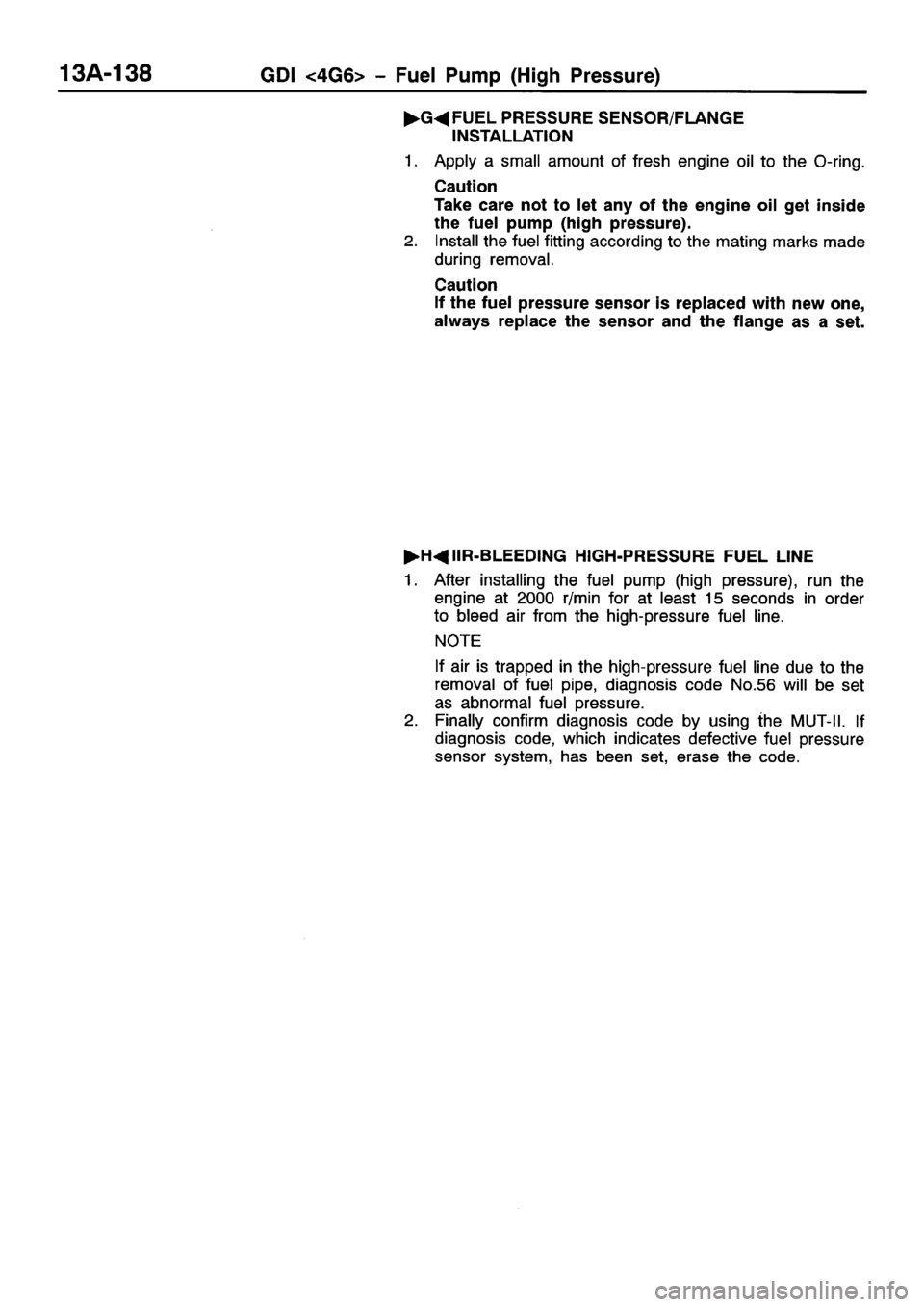 MITSUBISHI SPACE RUNNER 2001  Workshop Manual 