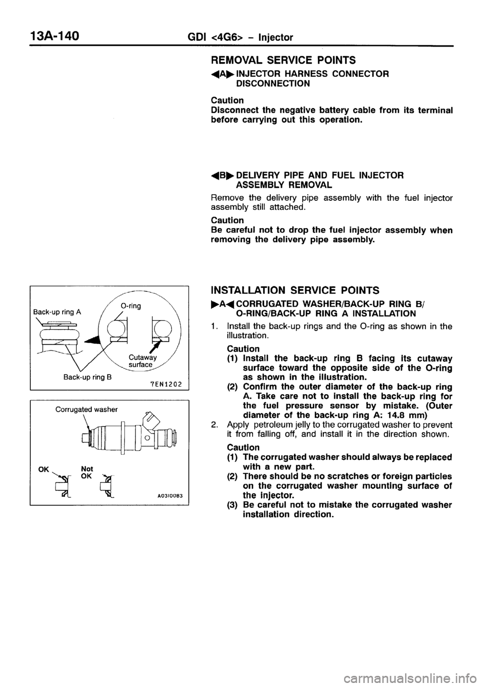 MITSUBISHI SPACE RUNNER 2001  Workshop Manual 