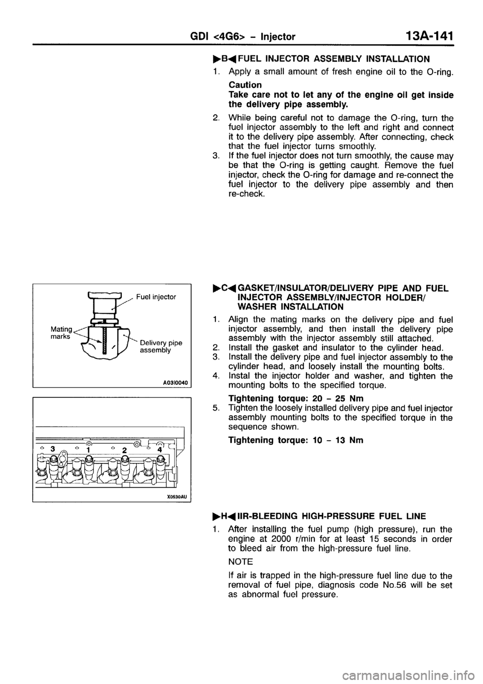 MITSUBISHI SPACE RUNNER 2001  Workshop Manual 