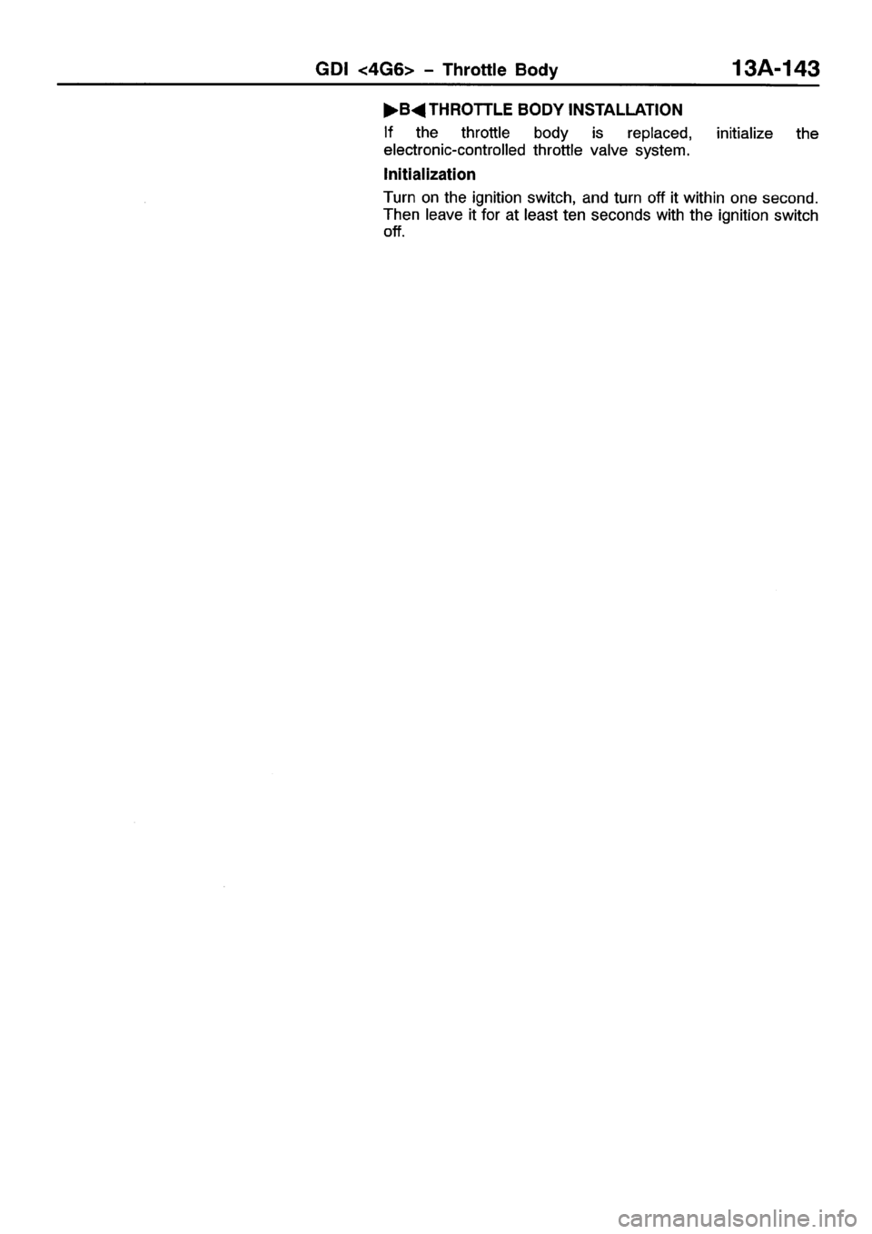MITSUBISHI SPACE RUNNER 2001  Workshop Manual 