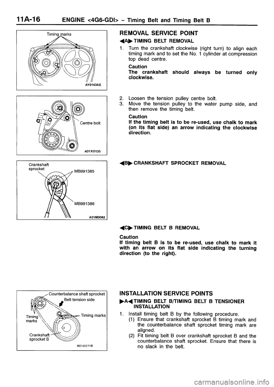 MITSUBISHI SPACE RUNNER 2001  Workshop Manual 