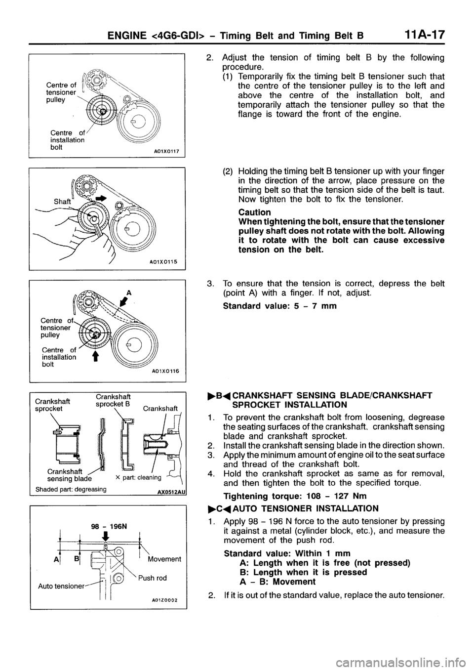 MITSUBISHI SPACE RUNNER 2001  Workshop Manual 