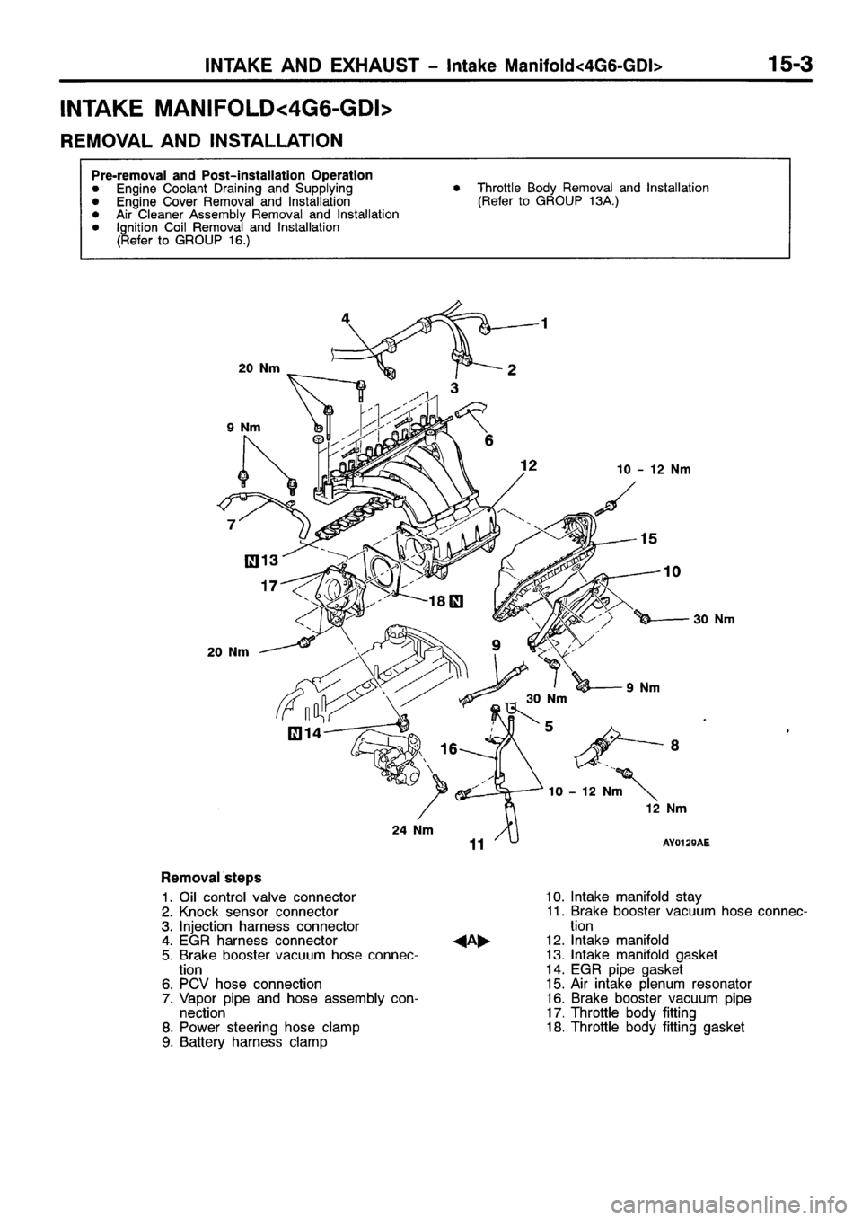 MITSUBISHI SPACE RUNNER 2001  Workshop Manual 