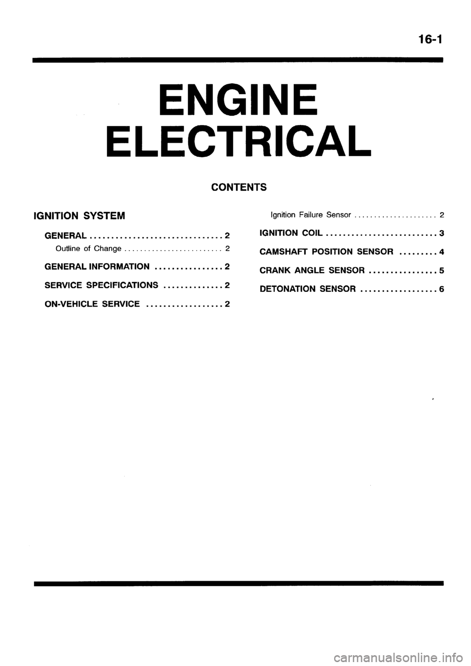 MITSUBISHI SPACE RUNNER 2001  Workshop Manual 