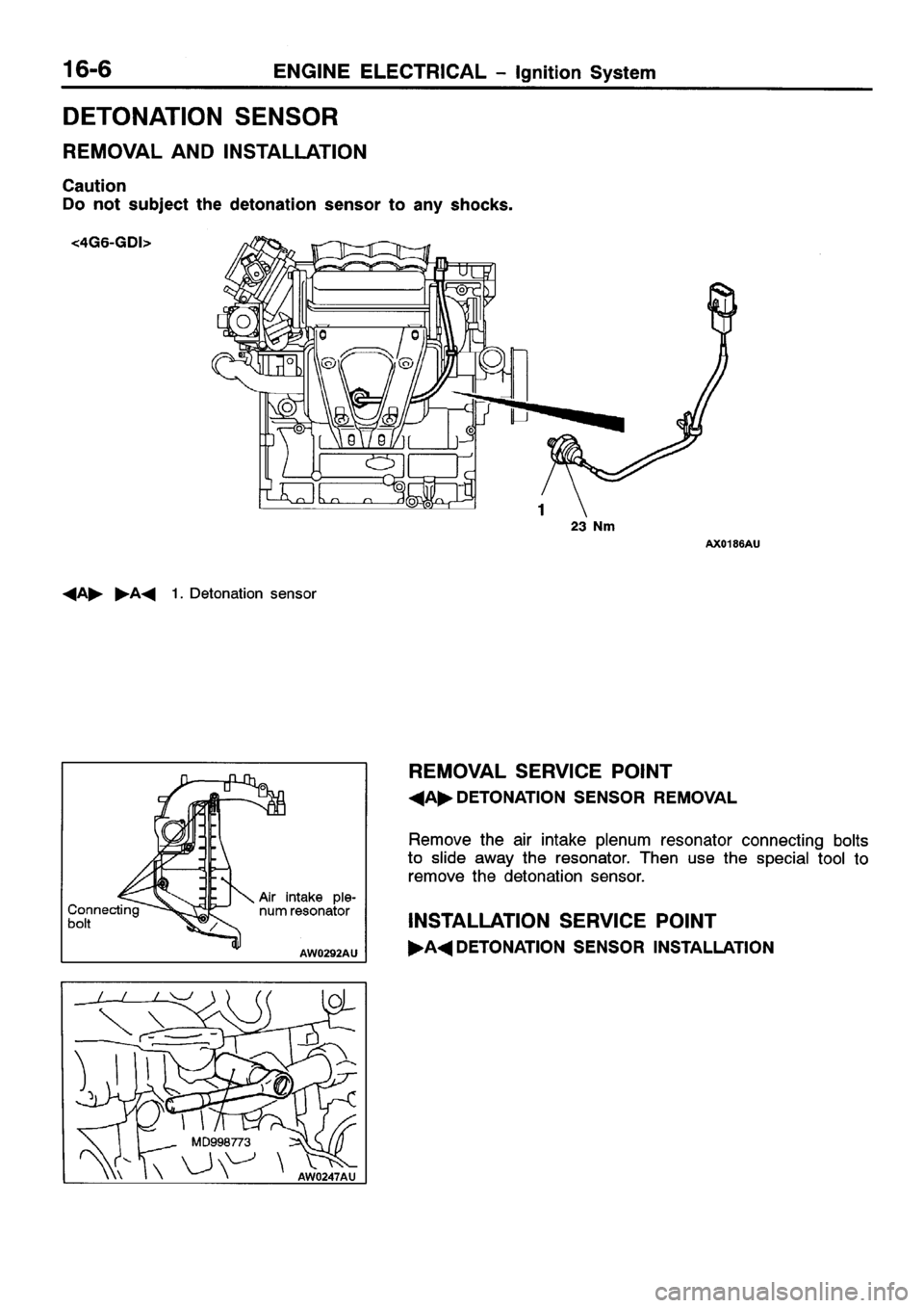 MITSUBISHI SPACE RUNNER 2001  Workshop Manual 