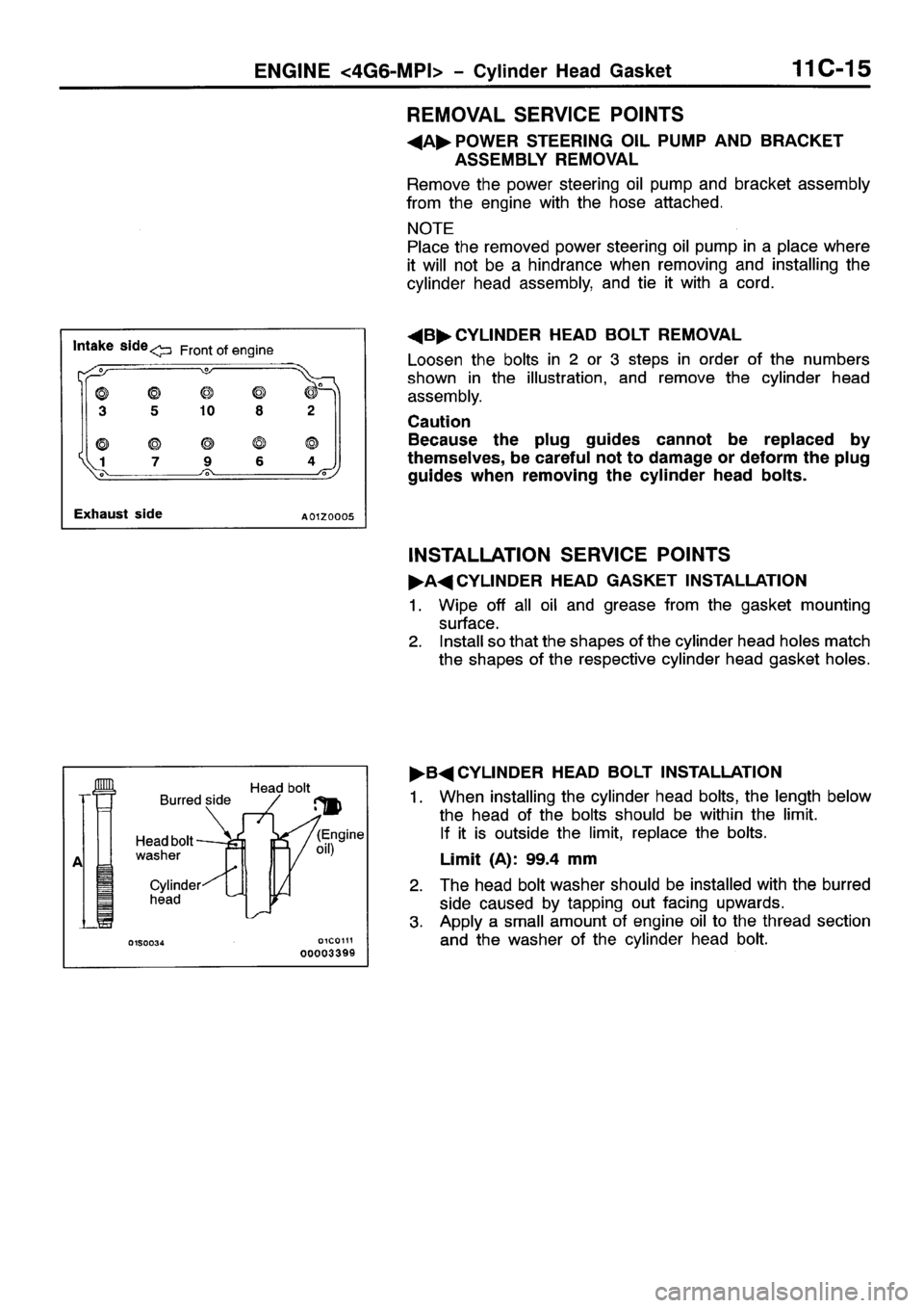 MITSUBISHI SPACE RUNNER 2001  Workshop Manual 
