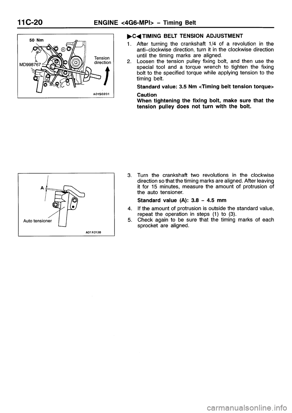 MITSUBISHI SPACE RUNNER 2001  Workshop Manual 