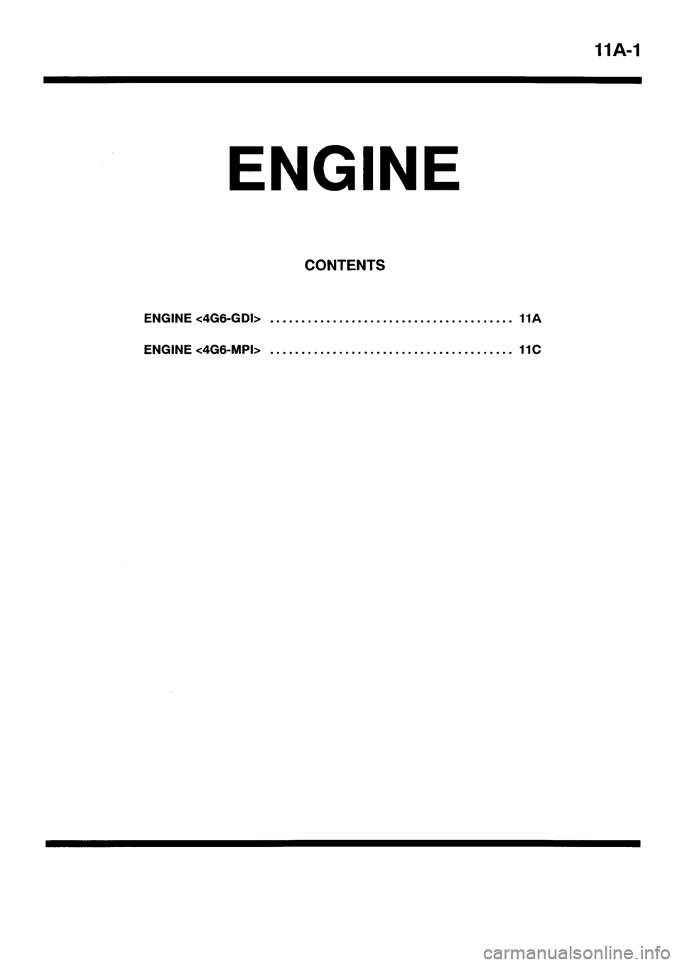 MITSUBISHI SPACE RUNNER 2001  Workshop Manual 