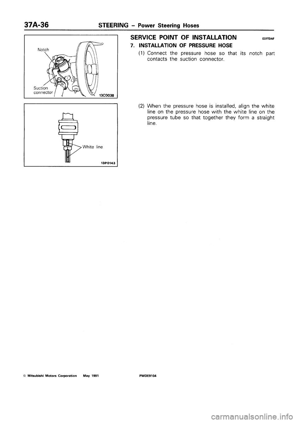 MITSUBISHI SPACE RUNNER 1992  Workshop Manual 