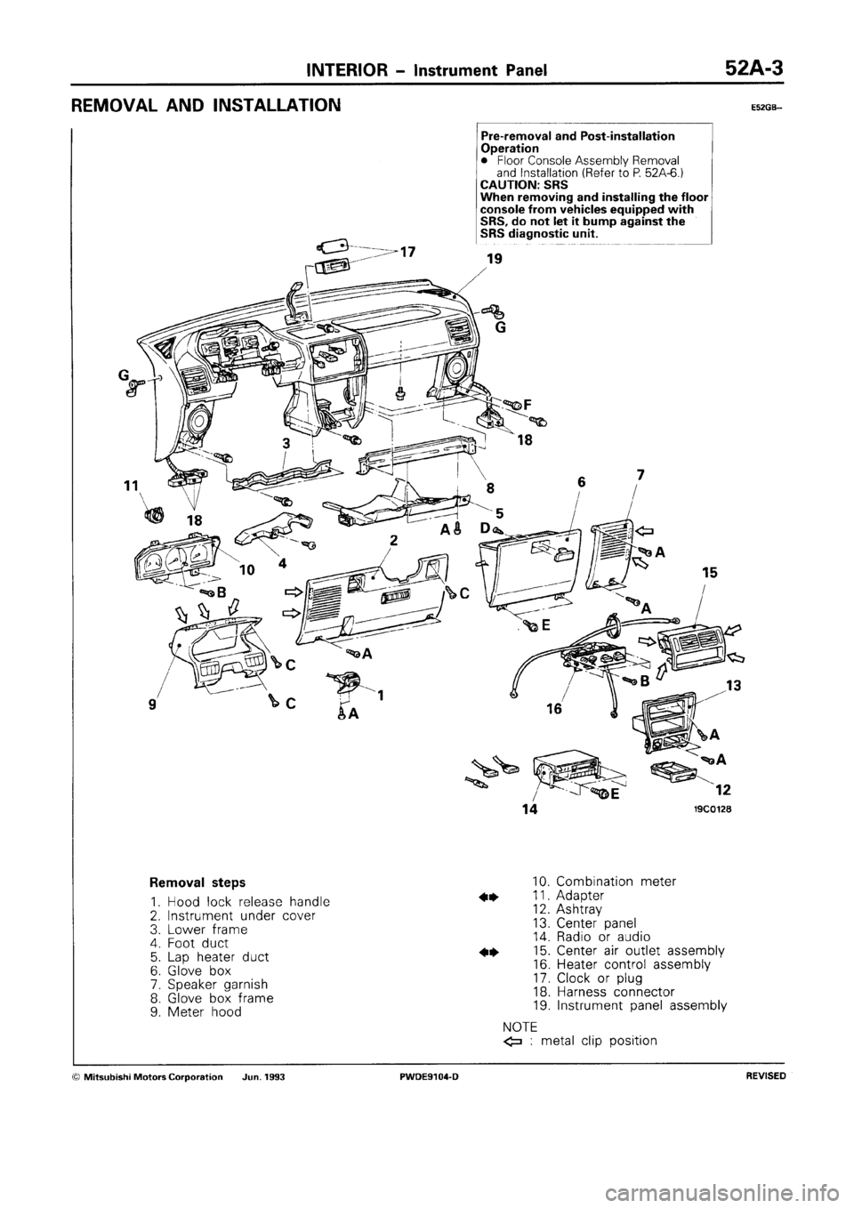 MITSUBISHI SPACE RUNNER 1992  Workshop Manual 