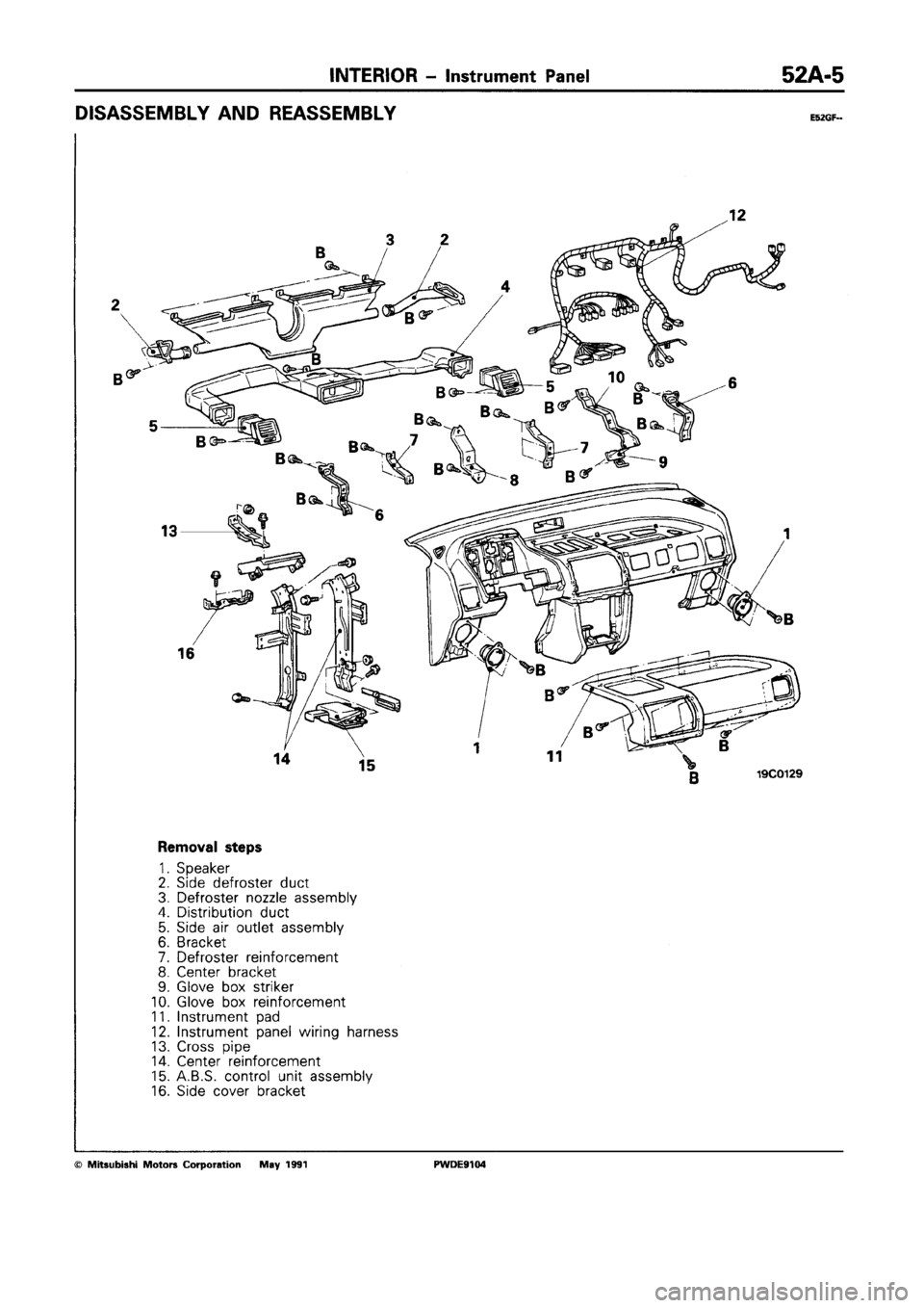 MITSUBISHI SPACE RUNNER 1992  Workshop Manual 