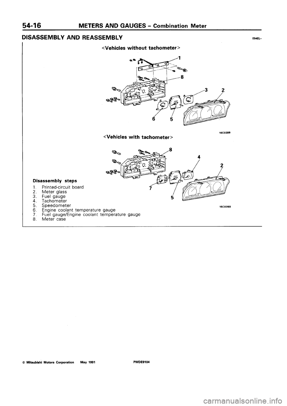 MITSUBISHI SPACE RUNNER 1992  Workshop Manual 