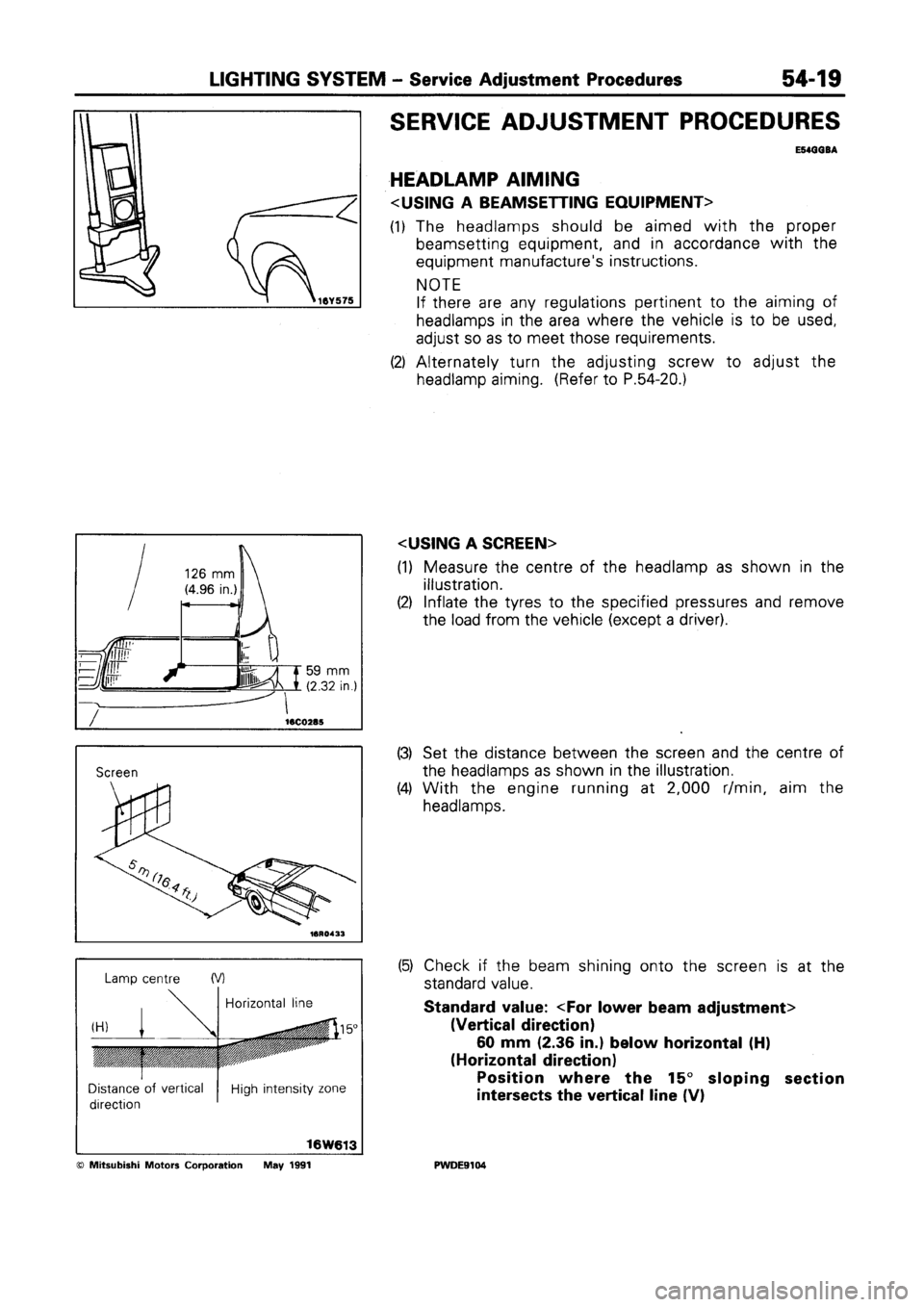 MITSUBISHI SPACE RUNNER 1992  Workshop Manual 