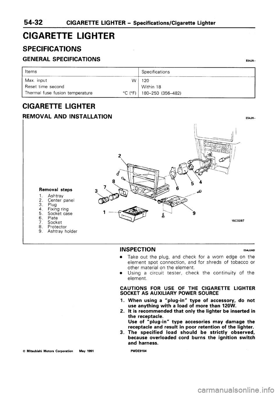 MITSUBISHI SPACE RUNNER 1992  Workshop Manual 