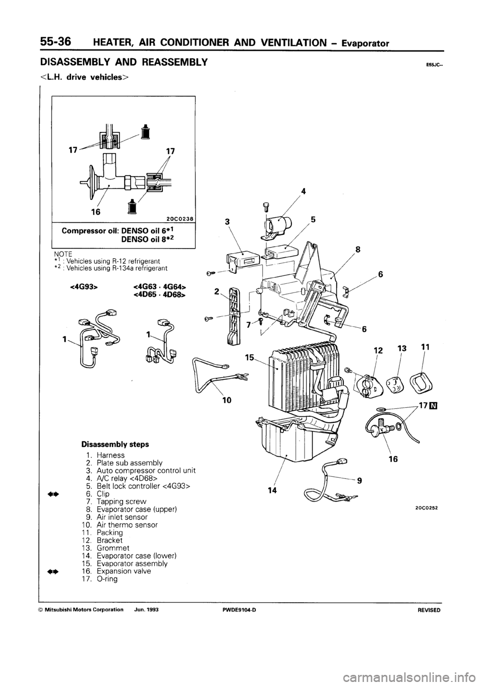 MITSUBISHI SPACE RUNNER 1992  Workshop Manual 