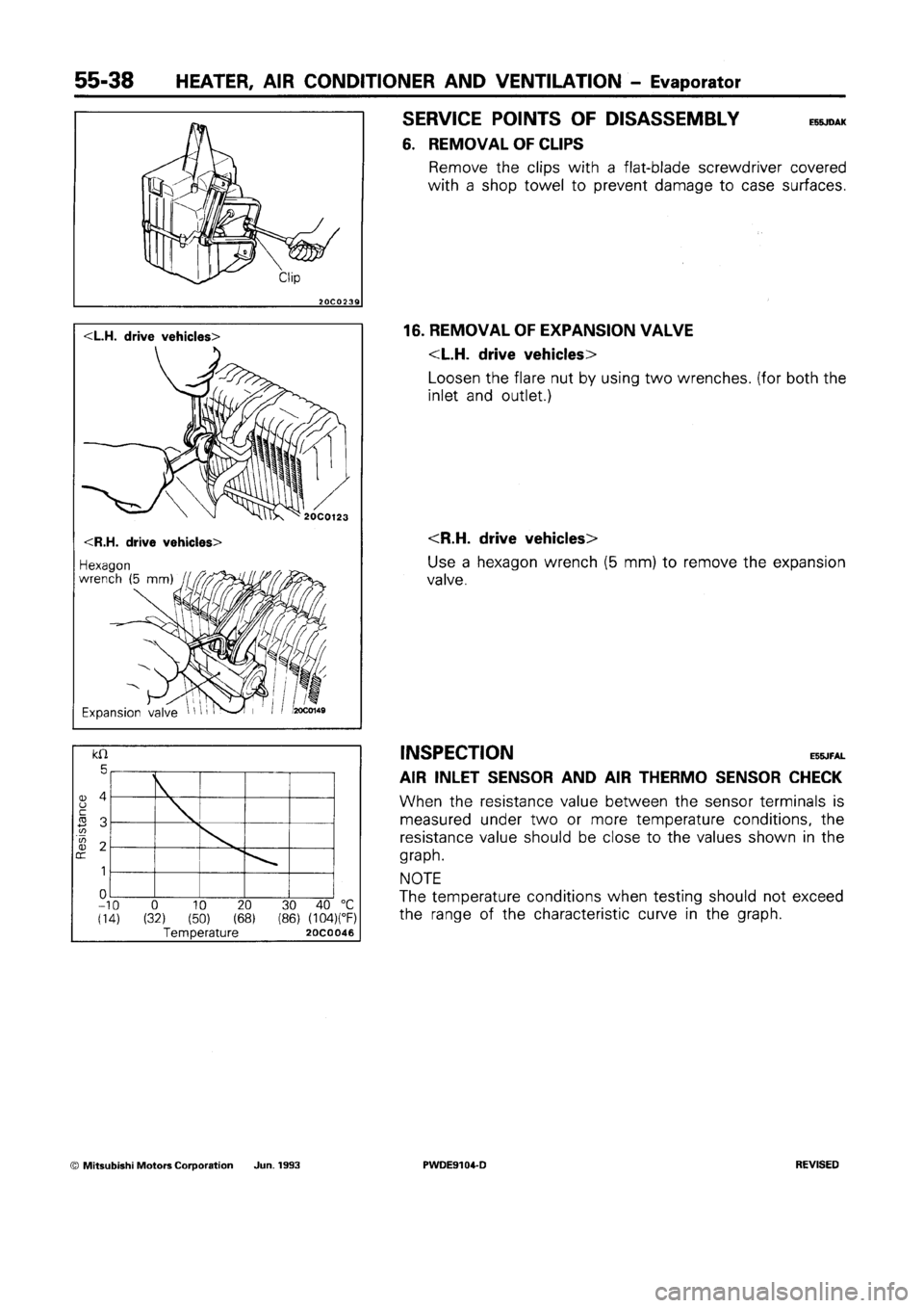 MITSUBISHI SPACE RUNNER 1992  Workshop Manual 