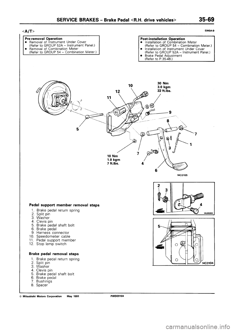 MITSUBISHI SPACE RUNNER 1992  Workshop Manual 