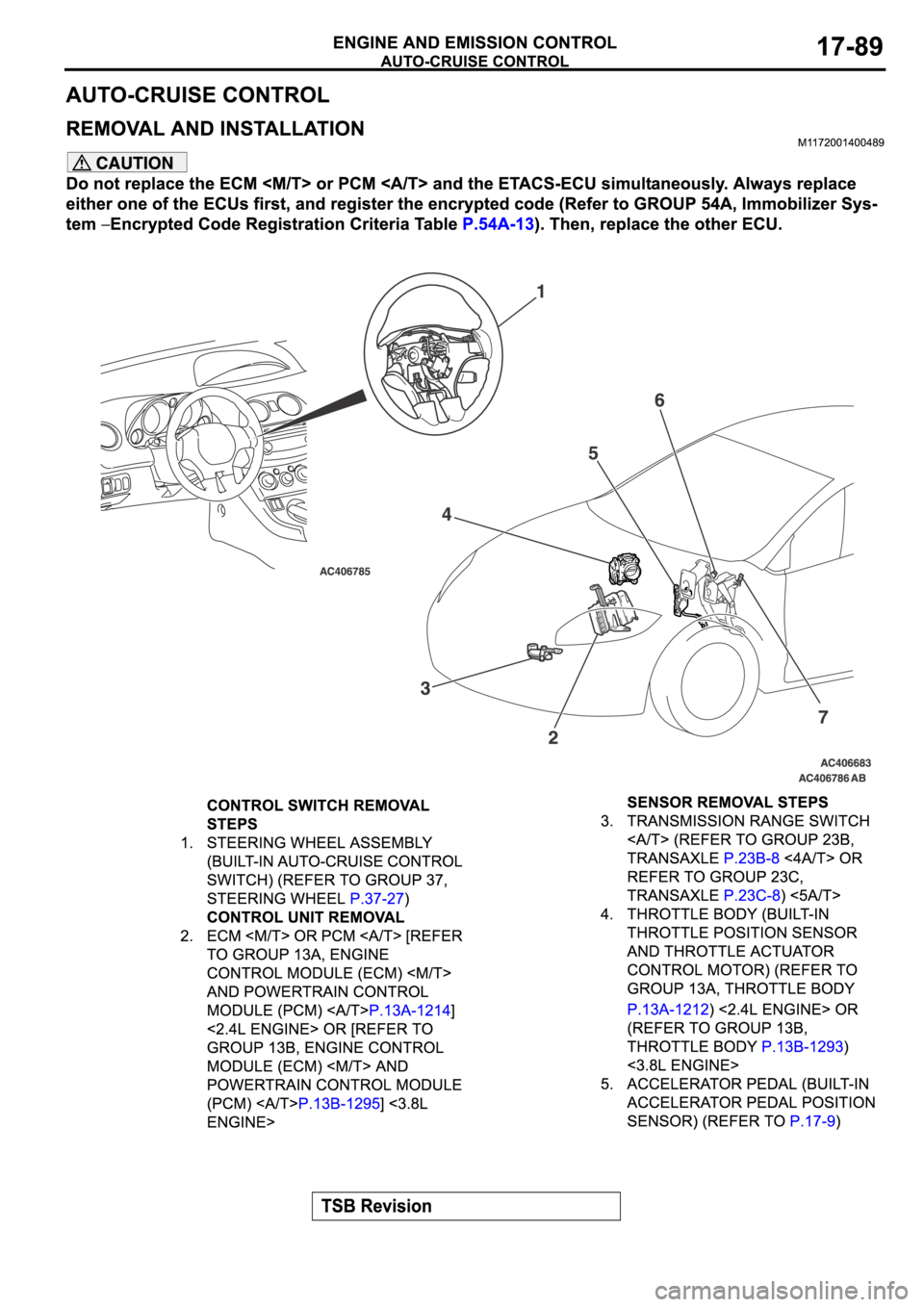 MITSUBISHI SPYDER 2006  Service Repair Manual 