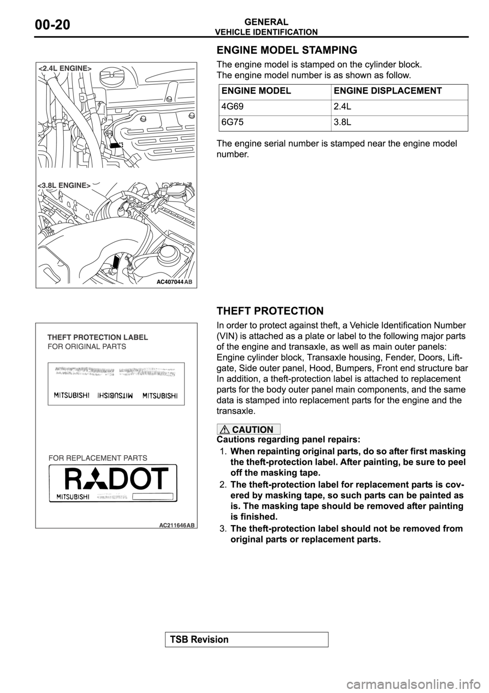 MITSUBISHI SPYDER 2006  Service Repair Manual 