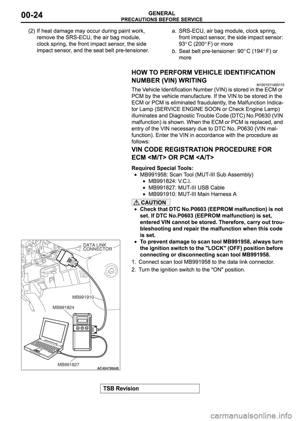 MITSUBISHI SPYDER 2006  Service Repair Manual 