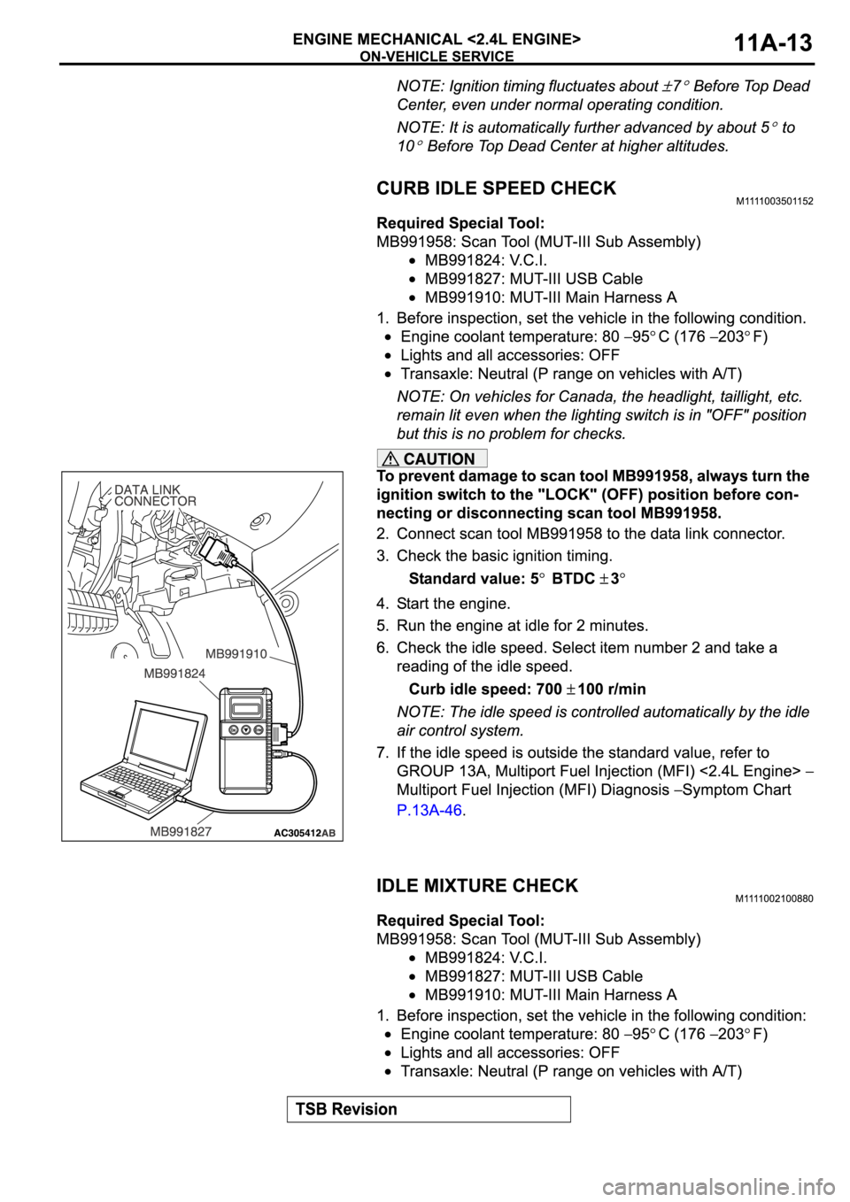 MITSUBISHI SPYDER 2006  Service Repair Manual 