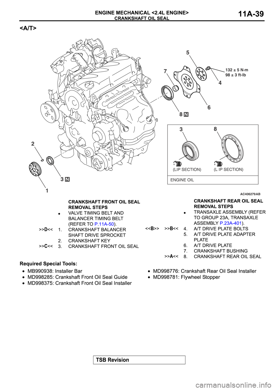 MITSUBISHI SPYDER 2006  Service Repair Manual 