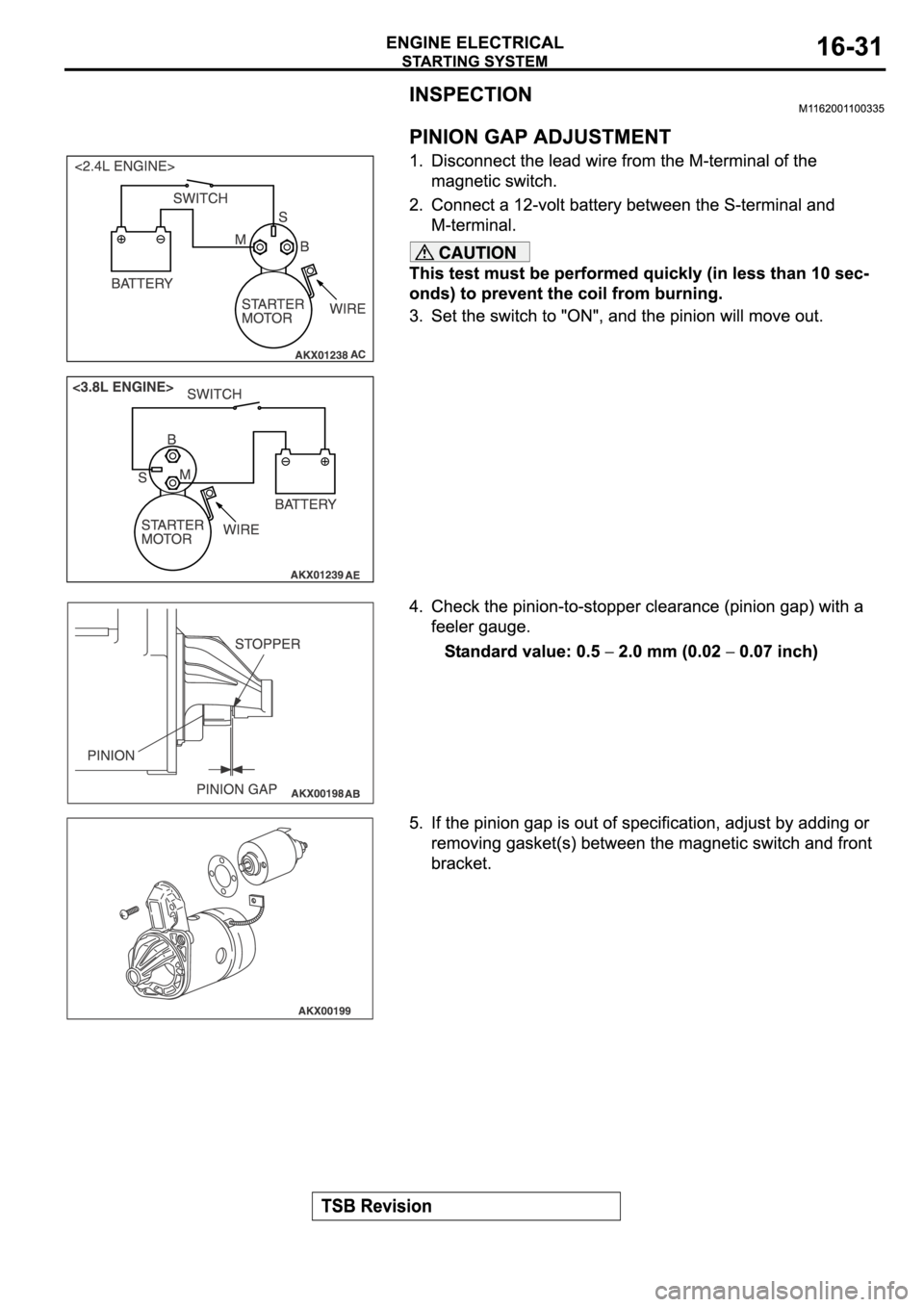 MITSUBISHI SPYDER 2006  Service Repair Manual 