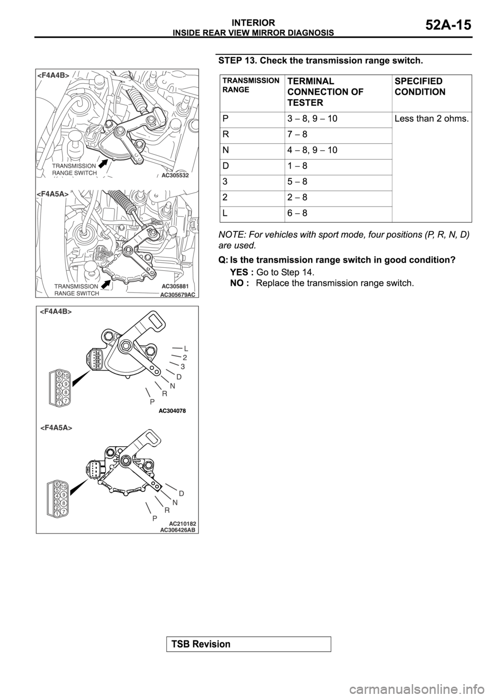 MITSUBISHI SPYDER 2006  Service Repair Manual 