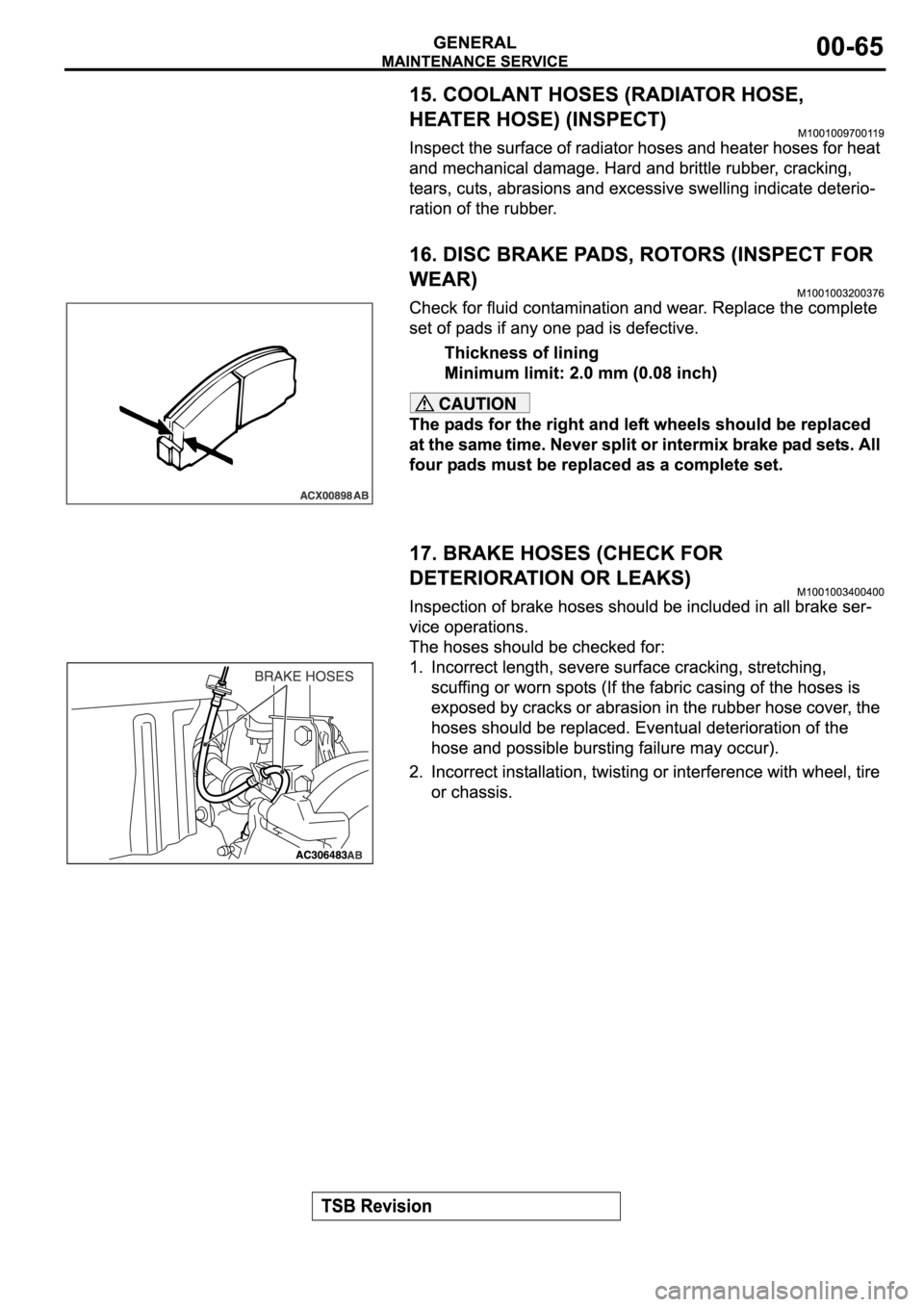 MITSUBISHI SPYDER 2006  Service Repair Manual 