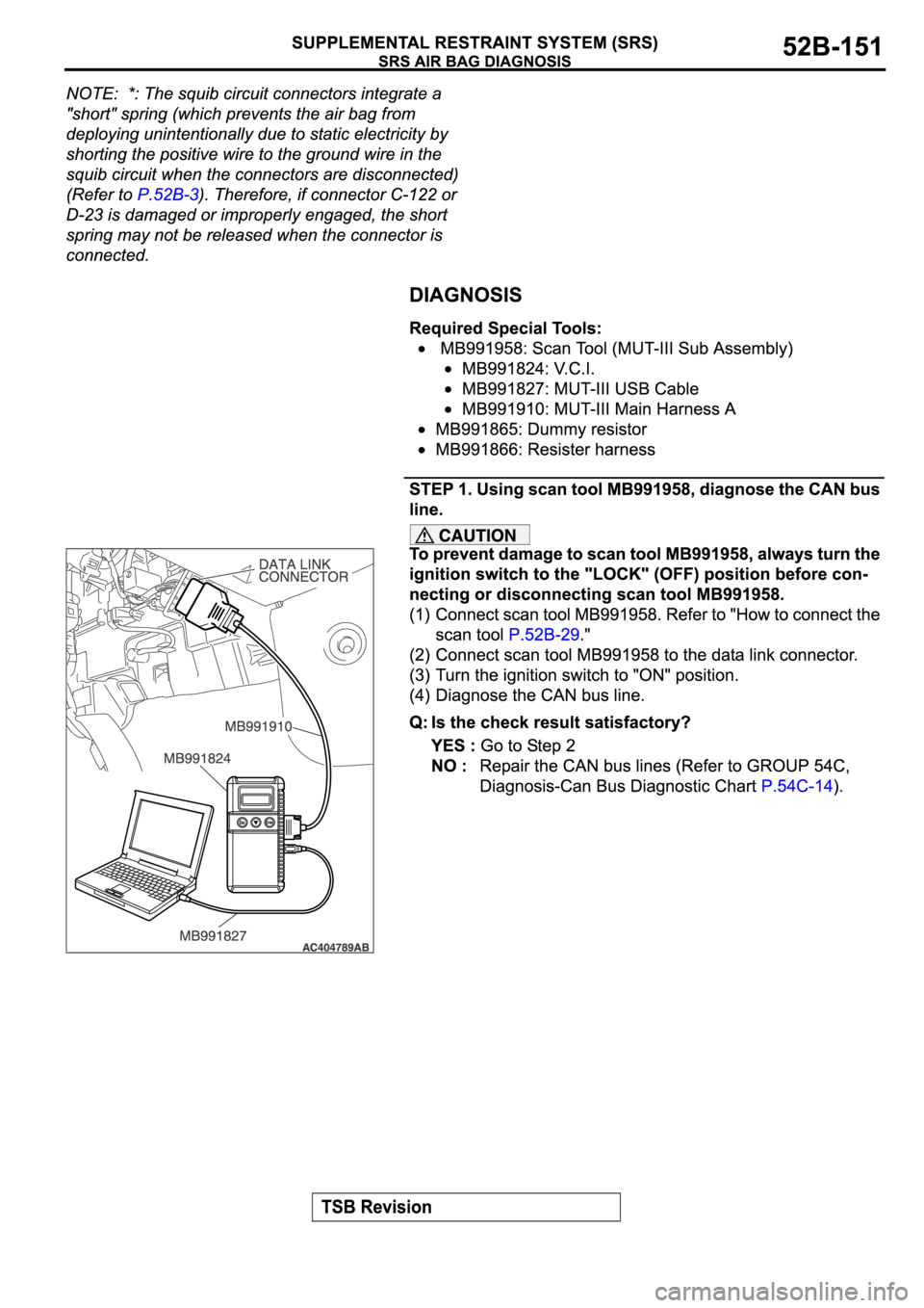 MITSUBISHI SPYDER 2006  Service Repair Manual 