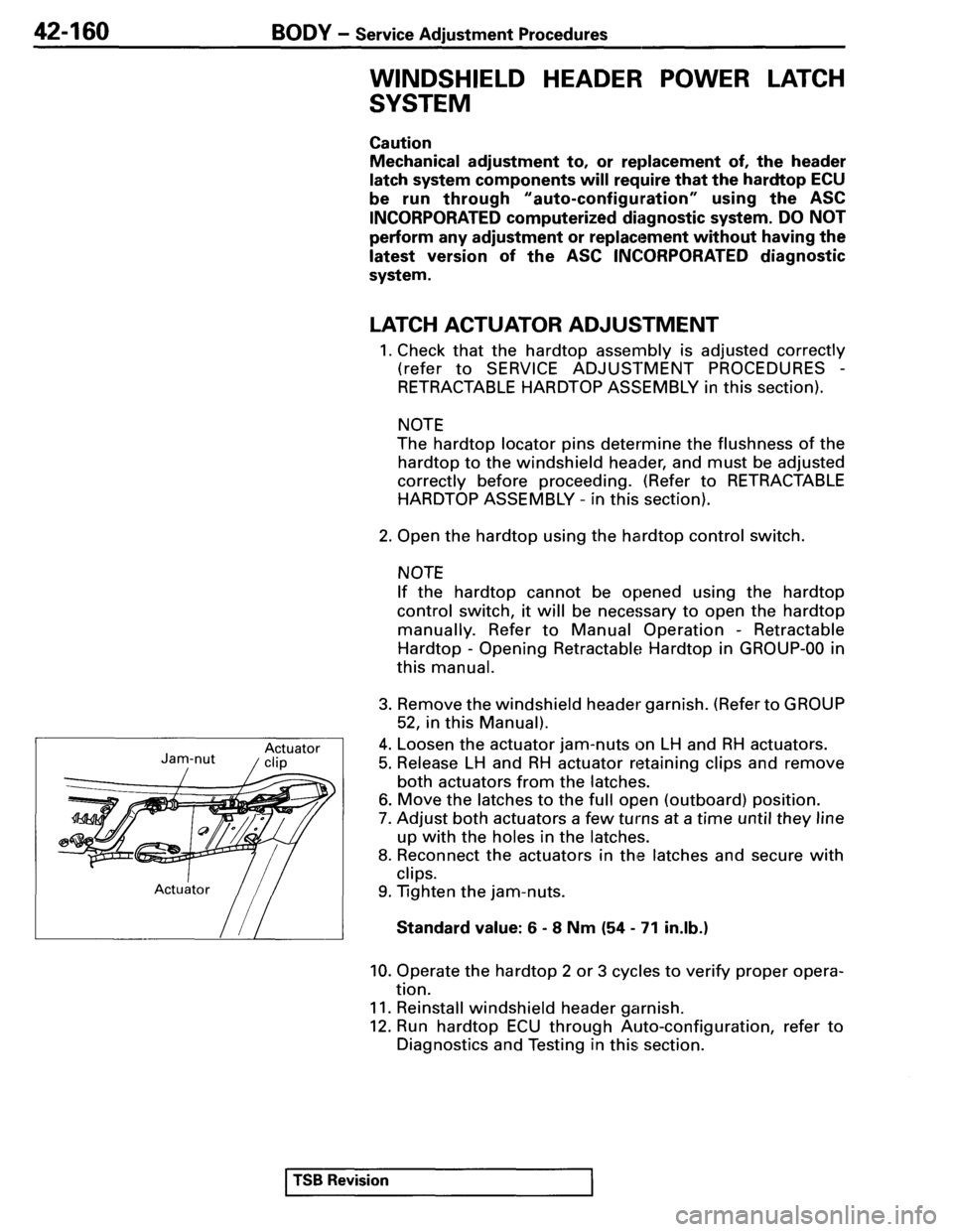 MITSUBISHI SPYDER 1995  Service Manual Supplement 